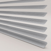 Perforated Silver Perfect Fit Venetian Blind
