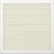Cream Perfect Fit Pleated Blind