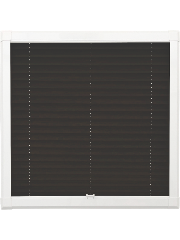 Black Perfect Fit Pleated Blind