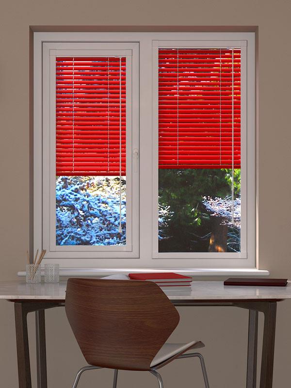 Fire Engine Perfect Fit Venetian Blind