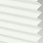 White Pleated Blind
